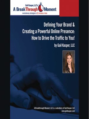 cover image of Defining Your Brand and Creating a Powerful Online Presence